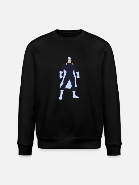 Be a Superhero! Be brave! - Stanley/Stella ROLLER Unisex Organic Sweatshirt - black