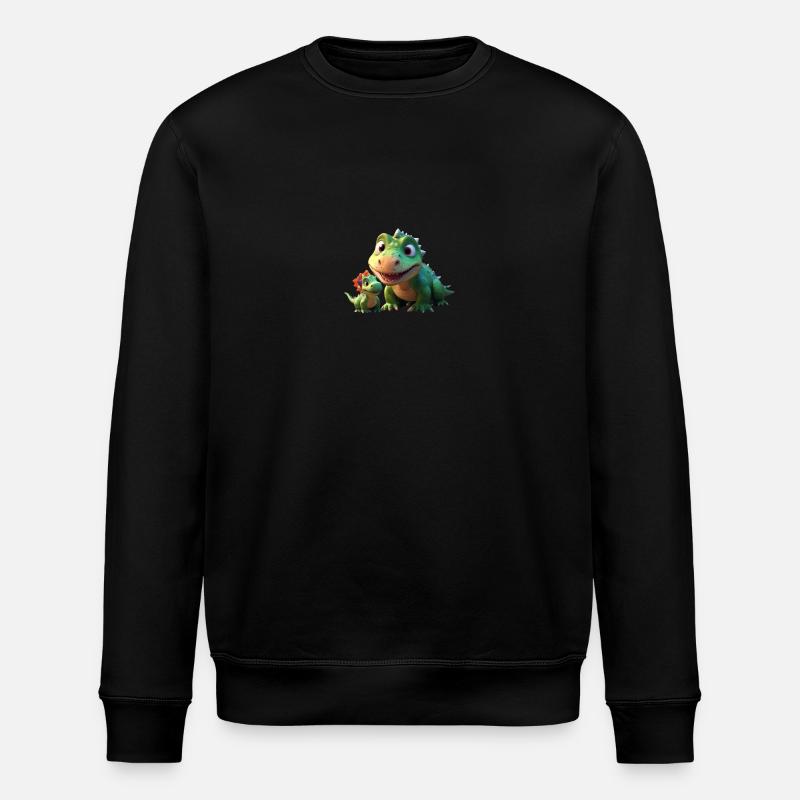 Drôle Dino Amis Mignon - Sweat bio ROLLER Stanley/Stella Unisexe - noir