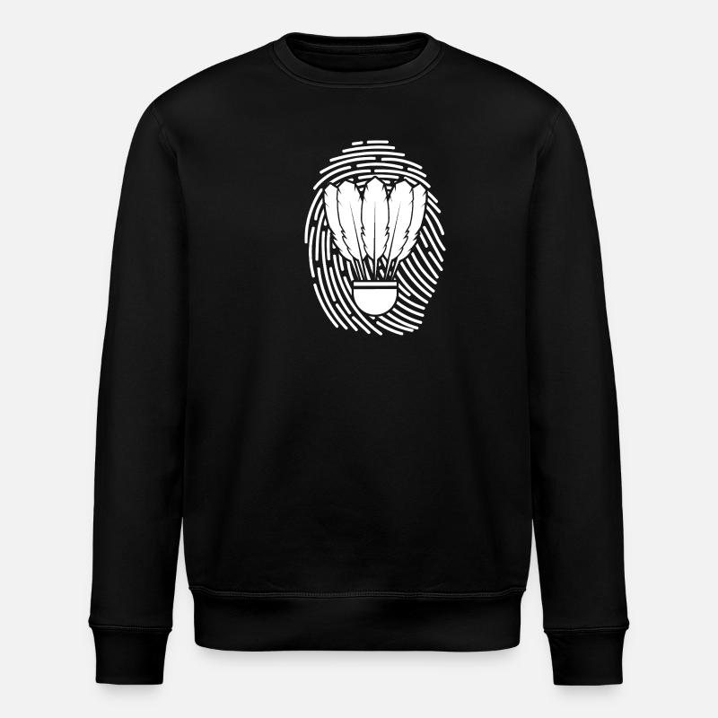 Federball Badminton - Stanley/Stella Unisex Bio-Sweatshirt ROLLER - Schwarz