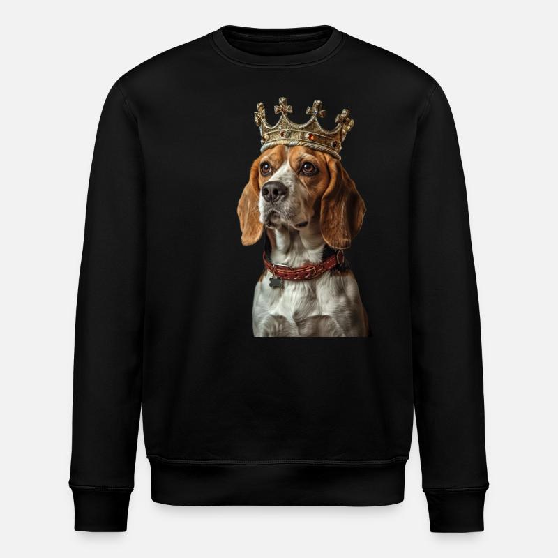 Beagle - Stanley/Stella Unisex Bio-Sweatshirt ROLLER - Schwarz