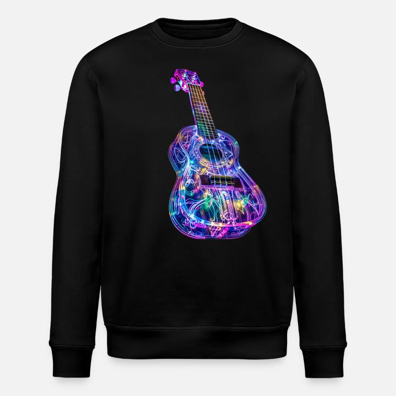 Ukulele - Stanley/Stella Unisex Bio-Sweatshirt ROLLER - Schwarz