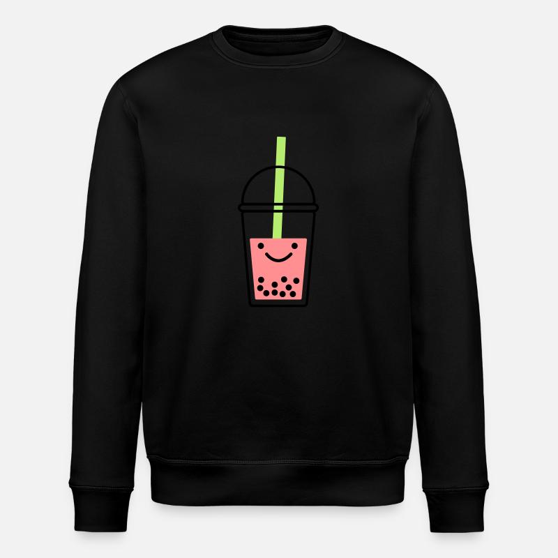 Bubble Tea - Stanley/Stella ROLLER Unisex Organic Sweatshirt - black
