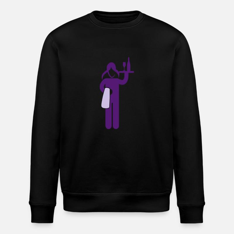 kellnerin - Stanley/Stella Unisex Bio-Sweatshirt ROLLER - Schwarz