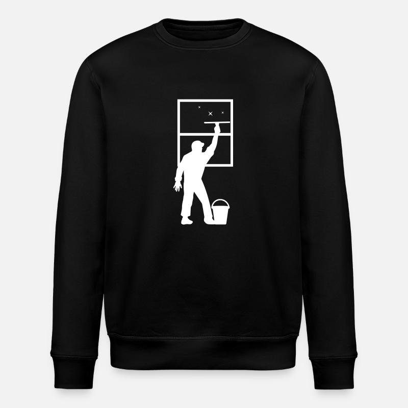 Nettoyeur de vitres - Sweat bio ROLLER Stanley/Stella Unisexe - noir