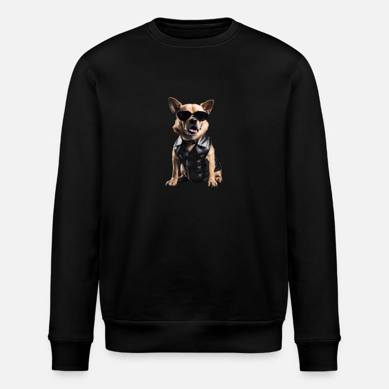 Cool Dog - Stanley/Stella Unisex Bio-Sweatshirt ROLLER - Schwarz
