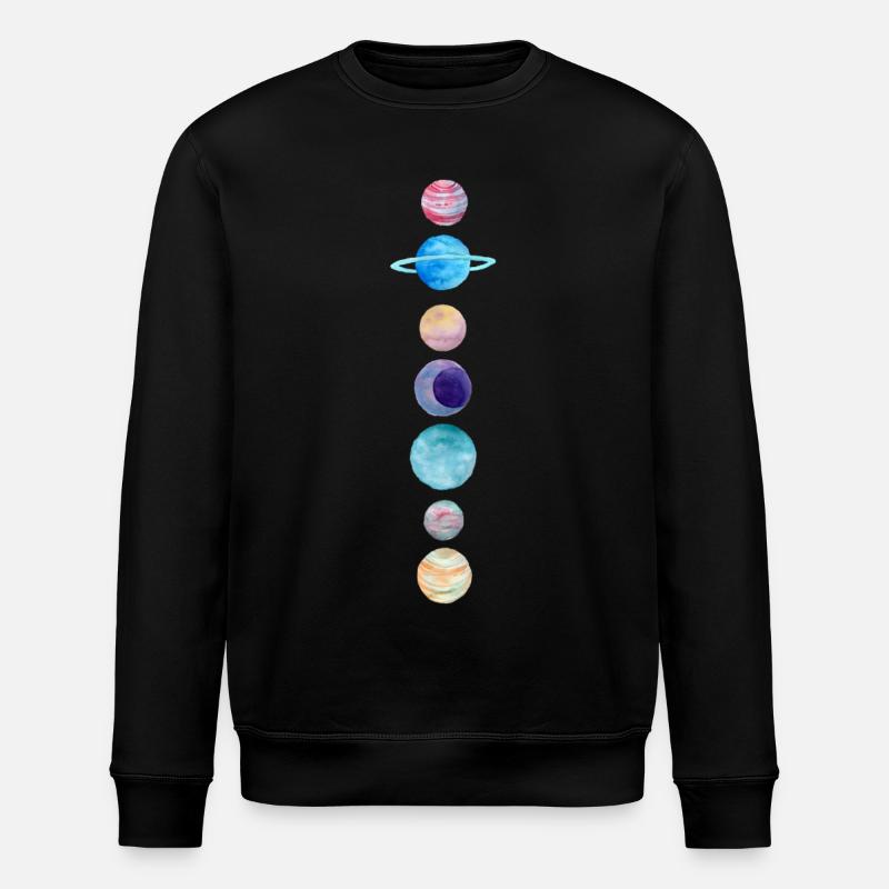 Aligning Planets - Stanley/Stella ROLLER Unisex Organic Sweatshirt - black