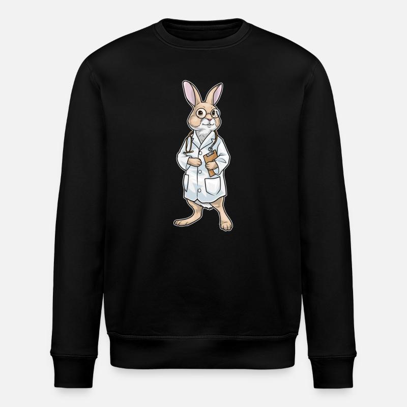 Stéthoscope Bunny Doctor - Sweat bio ROLLER Stanley/Stella Unisexe - noir