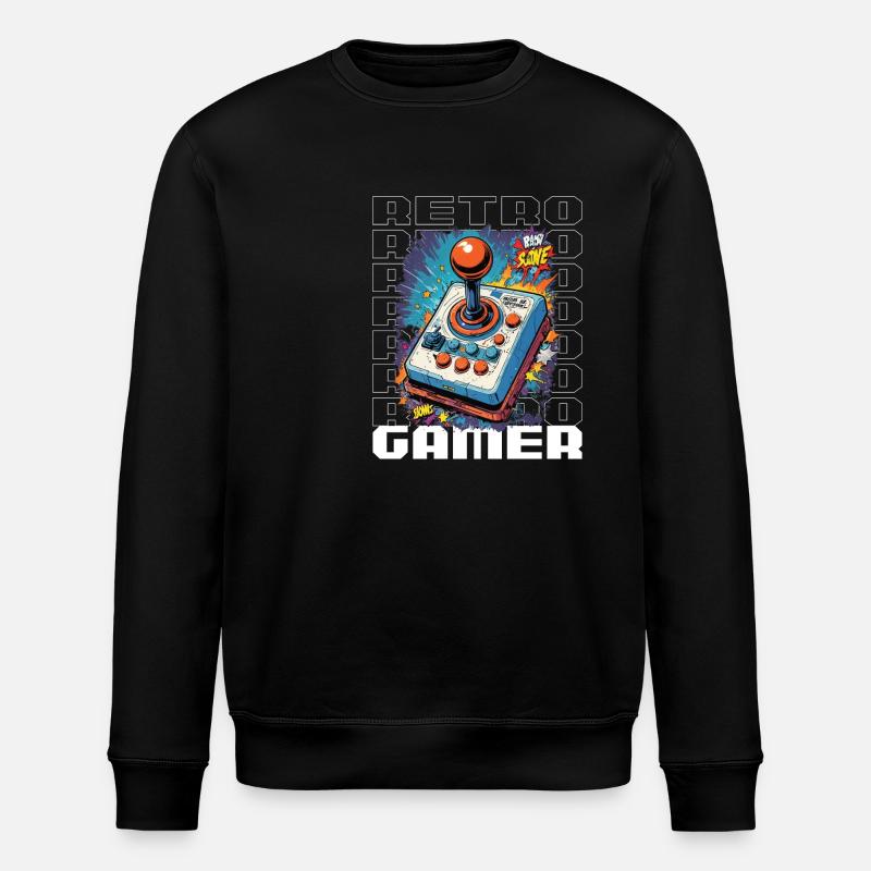 Retro Gamer Adventure Joystick - Sweat bio ROLLER Stanley/Stella Unisexe - noir