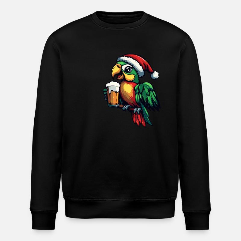 Bière de Noël Papagai - Sweat bio ROLLER Stanley/Stella Unisexe - noir