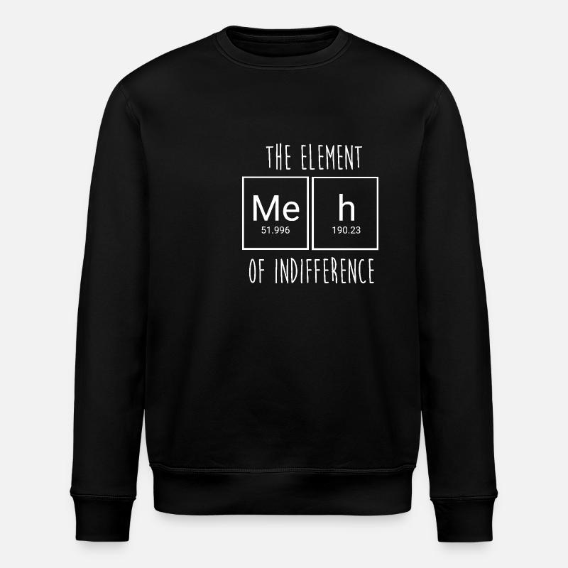 Periodic table - Stanley/Stella ROLLER Unisex Organic Sweatshirt - black