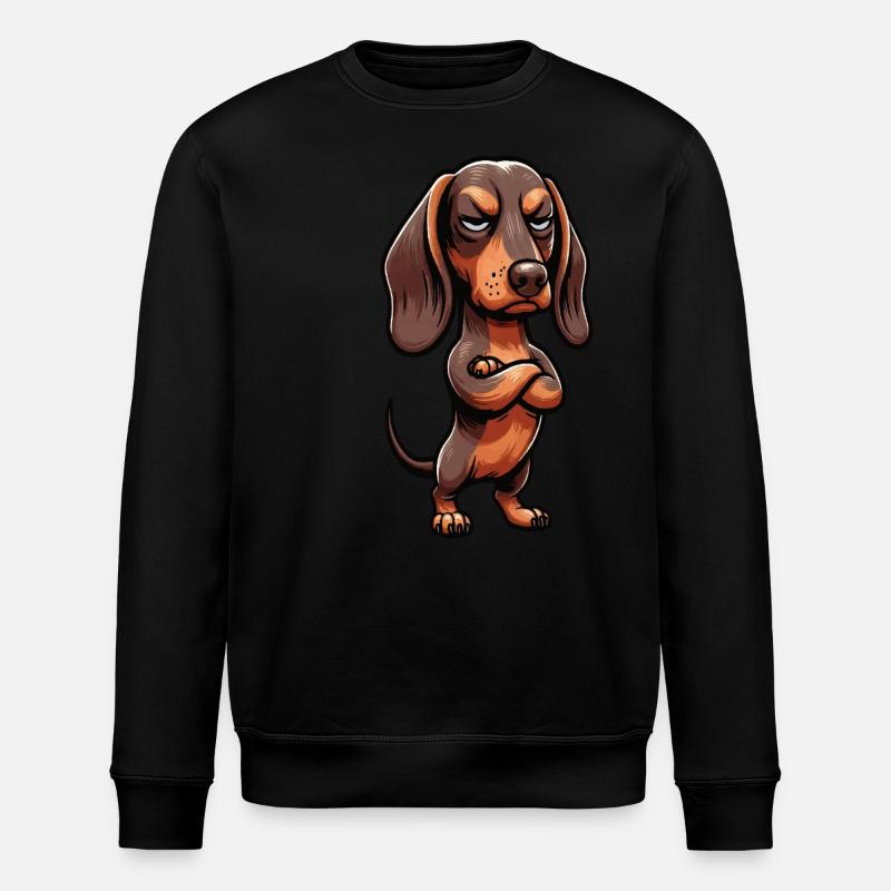 Teckel, Propriétaire de teckel, Amoureux du teckel, Teckel - Sweat bio ROLLER Stanley/Stella Unisexe - noir