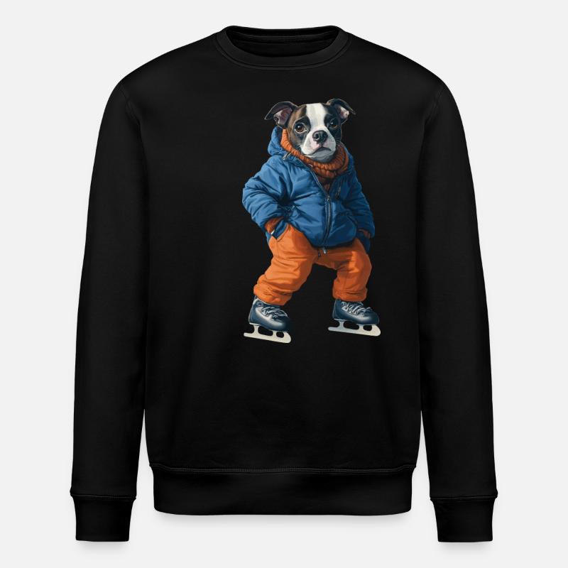 Hund - Stanley/Stella Unisex Bio-Sweatshirt ROLLER - Schwarz