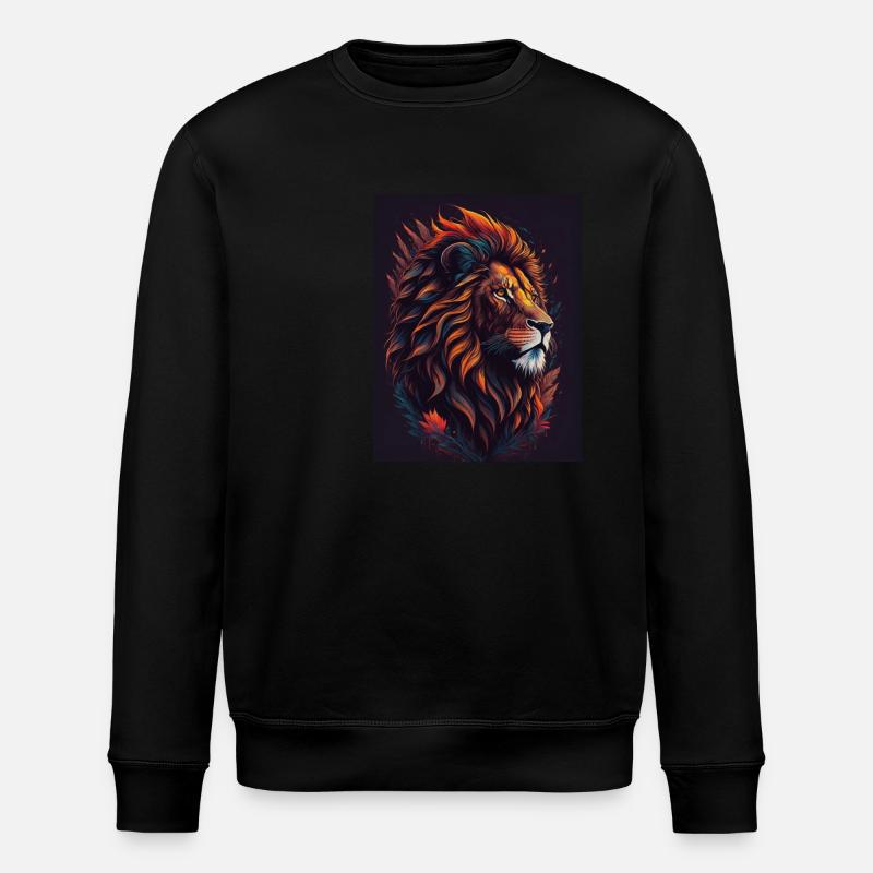 Lion - Sweat bio ROLLER Stanley/Stella Unisexe - noir