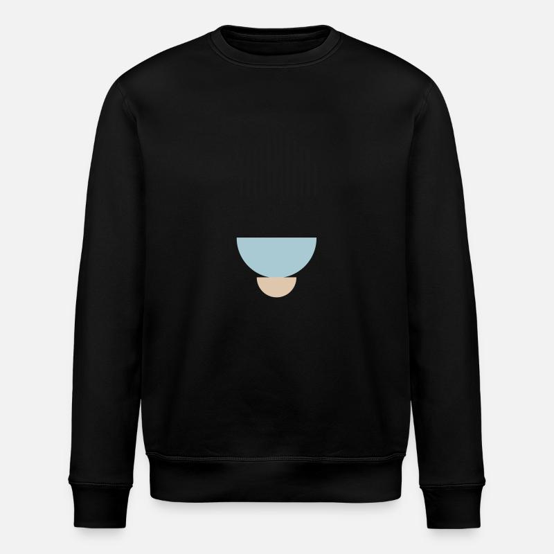 Abstraktes Design - Stanley/Stella Unisex Bio-Sweatshirt ROLLER - Schwarz
