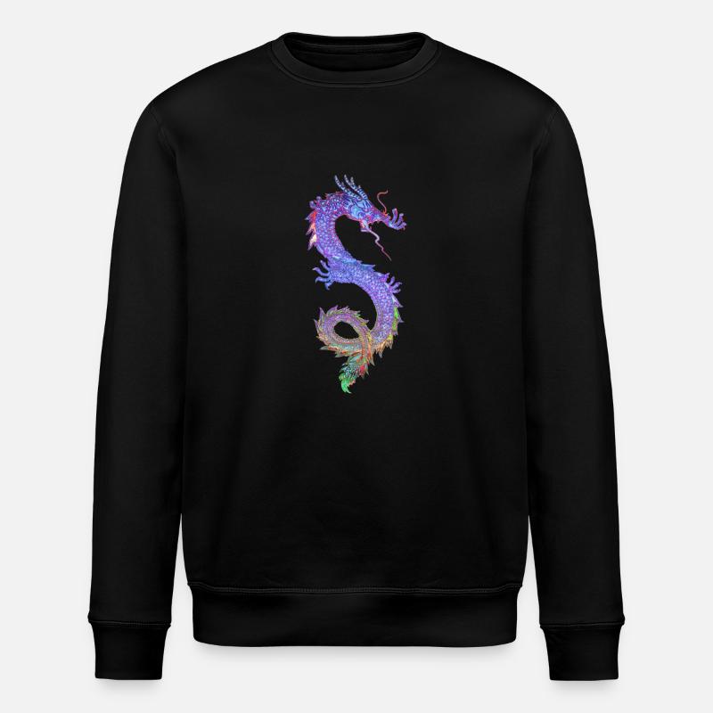 MAGIC DRAGON - Stanley/Stella ROLLER Unisex Organic Sweatshirt - black