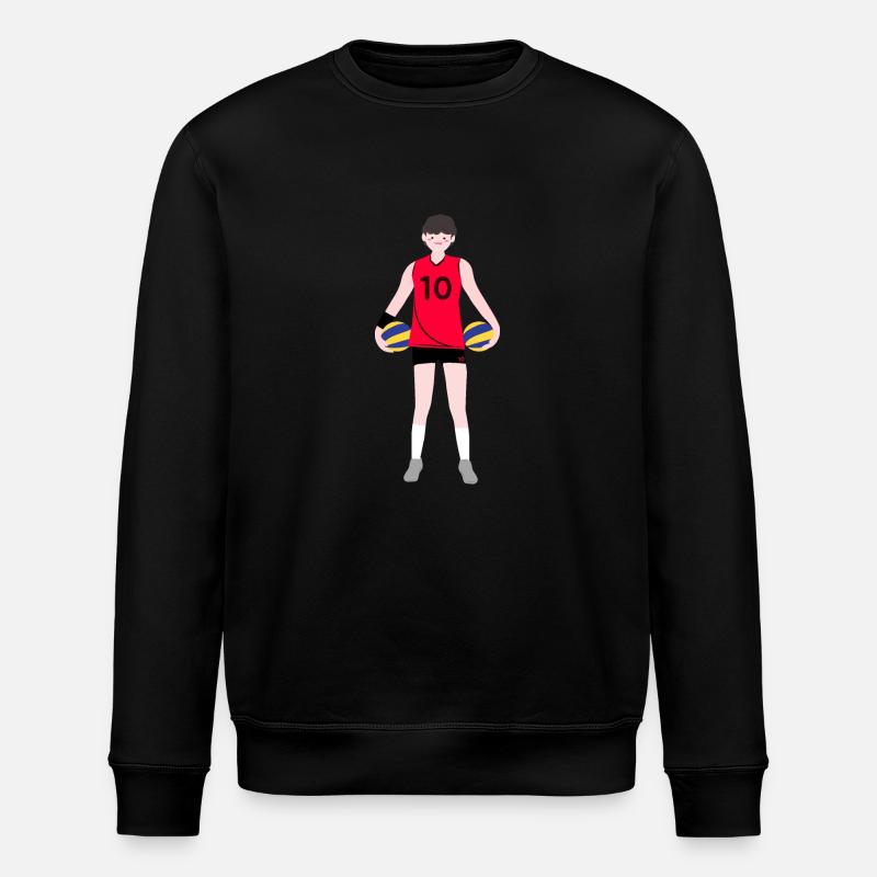 Joueuse de volley-ball - Sweat bio ROLLER Stanley/Stella Unisexe - noir