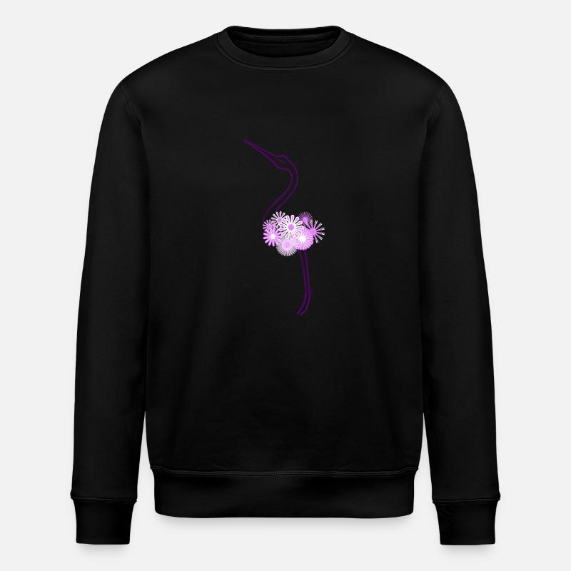 Cigogne - Sweat bio ROLLER Stanley/Stella Unisexe - noir