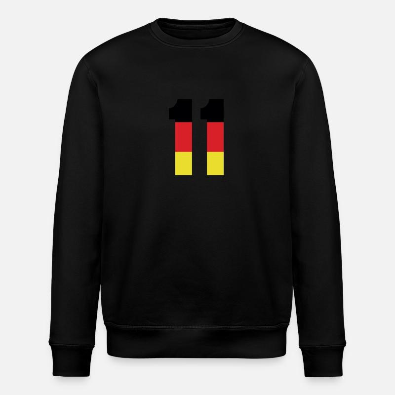11 Number Germany Jersey - Stanley/Stella ROLLER Unisex Organic Sweatshirt - black
