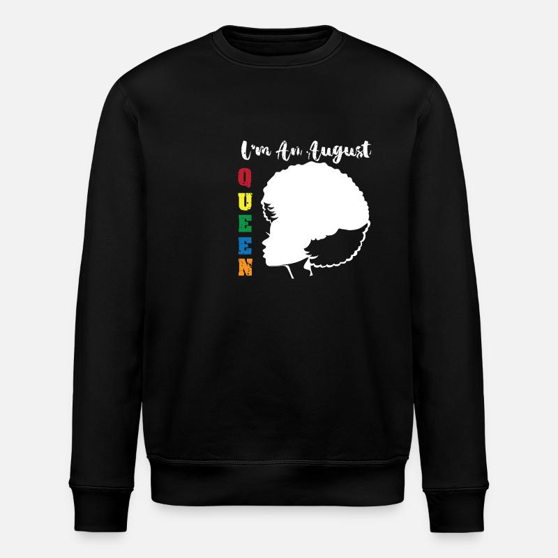 Sternzeichen Löwe - Stanley/Stella Unisex Bio-Sweatshirt ROLLER - Schwarz