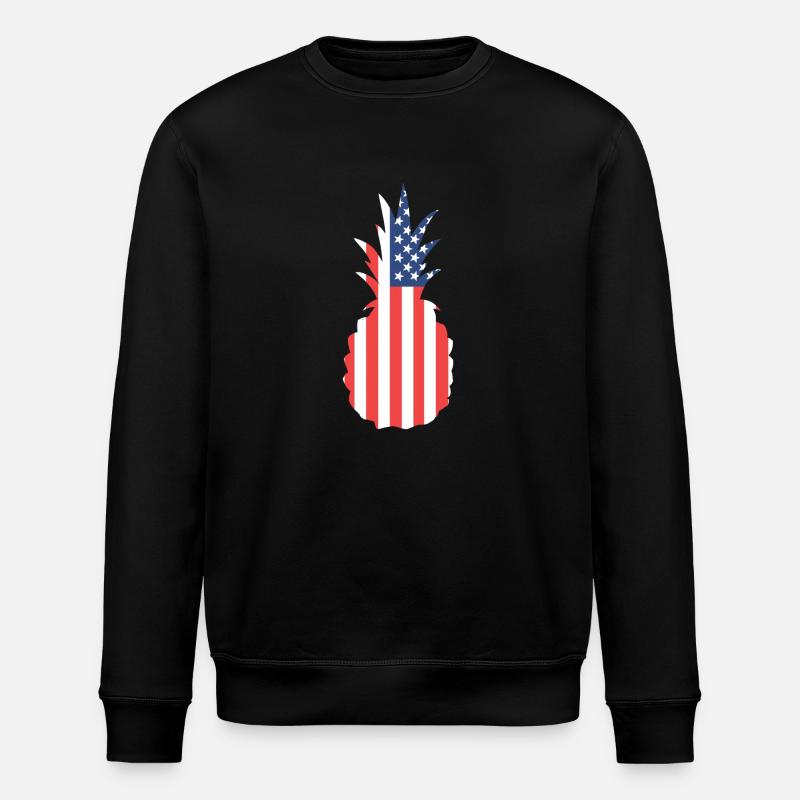 Ananas - Sweat bio ROLLER Stanley/Stella Unisexe - noir