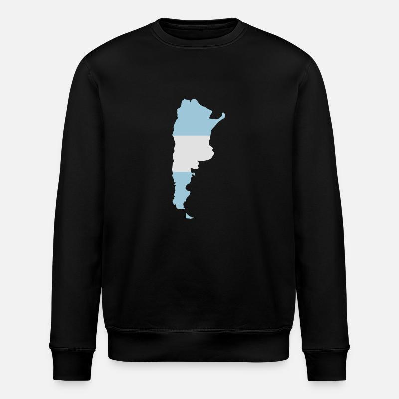 Argentinien - Stanley/Stella Unisex Bio-Sweatshirt ROLLER - Schwarz