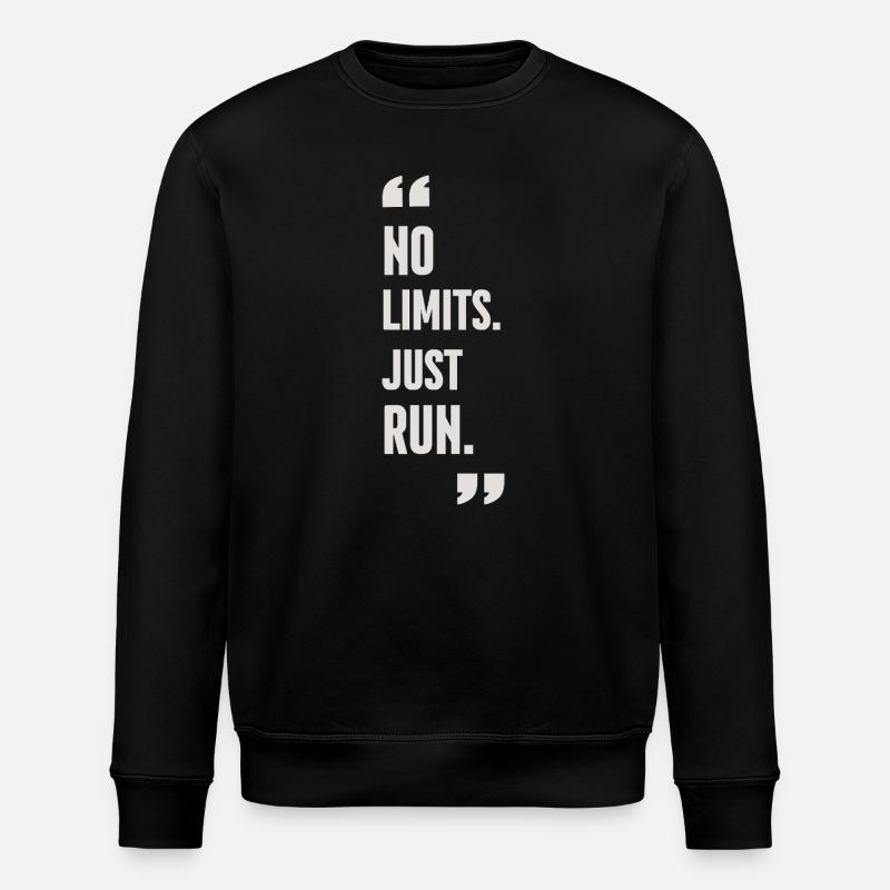 Motivational Running Shirt & Merch - Stanley/Stella Unisex Bio-Sweatshirt ROLLER - Schwarz