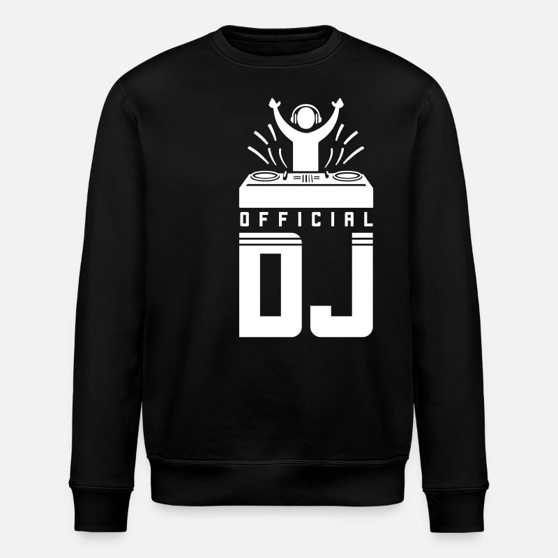 DJ Spruch Turntables - Stanley/Stella Unisex Bio-Sweatshirt ROLLER - Schwarz