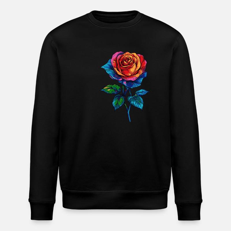 Rose - Stanley/Stella Unisex Bio-Sweatshirt ROLLER - Schwarz