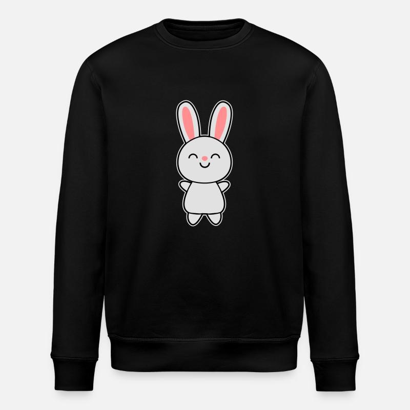 Cute Rabbit / Bunny - Sweat bio ROLLER Stanley/Stella Unisexe - noir