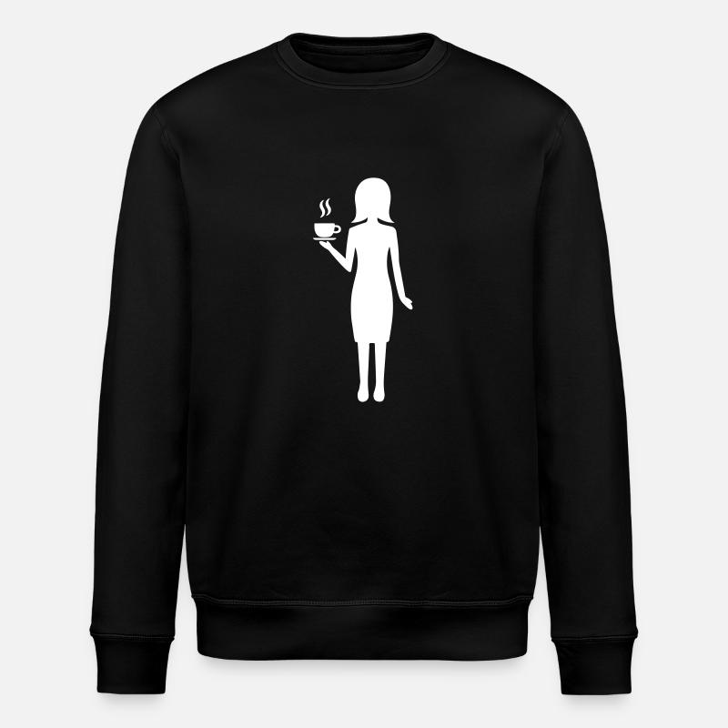 Mme Café - Sweat bio ROLLER Stanley/Stella Unisexe - noir