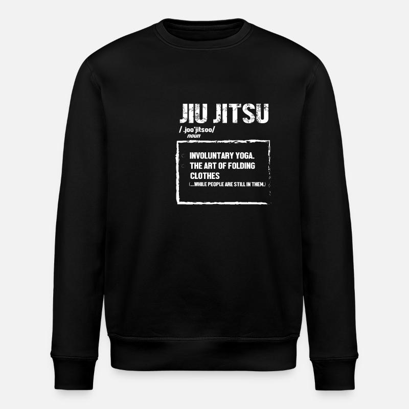 Jiu Jitsu Autodéfense - Sweat bio ROLLER Stanley/Stella Unisexe - noir