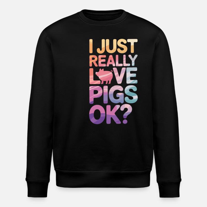 Animal cochon - Sweat bio ROLLER Stanley/Stella Unisexe - noir
