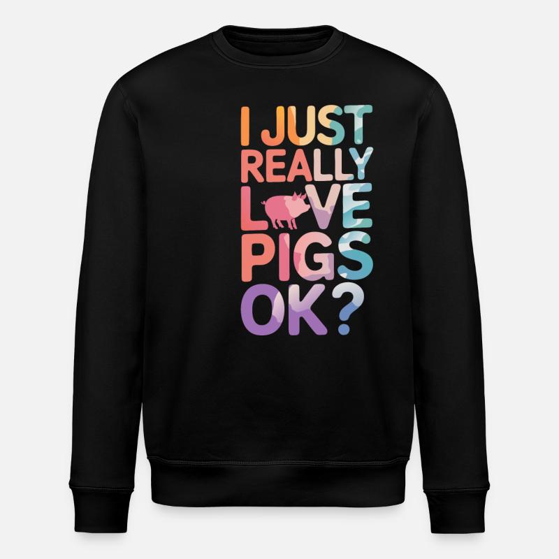 Animal cochon - Sweat bio ROLLER Stanley/Stella Unisexe - noir
