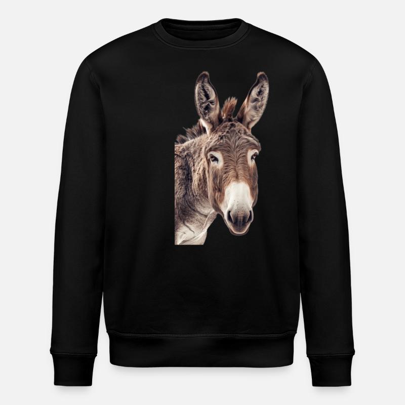Donkey - Stanley/Stella ROLLER Unisex Organic Sweatshirt - black