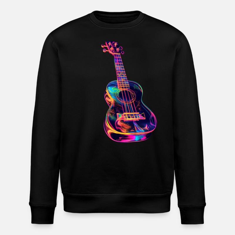 Ukulele - Stanley/Stella ROLLER Unisex Organic Sweatshirt - black