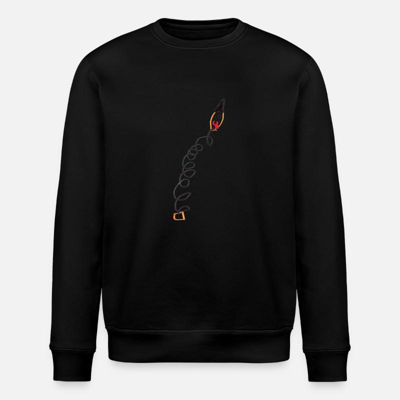 Jack-in-the-Box (transparent) - Stanley/Stella Unisex Bio-Sweatshirt ROLLER - Schwarz