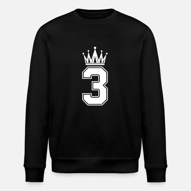 3 Crown - Stanley/Stella ROLLER Unisex Organic Sweatshirt - black