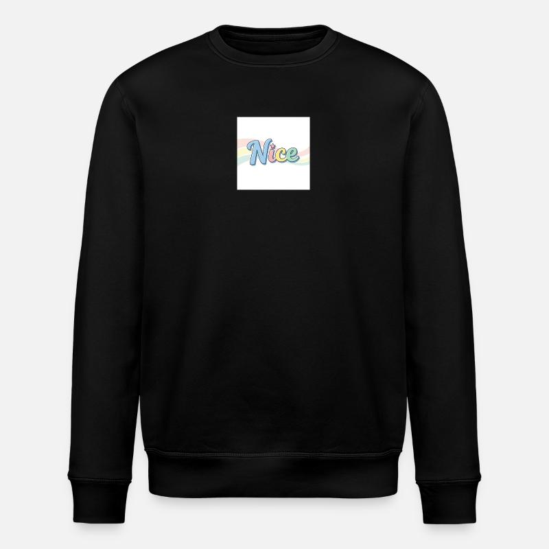 Das echte Nice Nizza Souvenir - Stanley/Stella Unisex Bio-Sweatshirt ROLLER - Schwarz