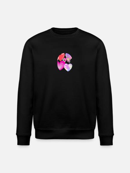 Love Overflow - Stanley/Stella Unisex Bio-Sweatshirt ROLLER - Schwarz