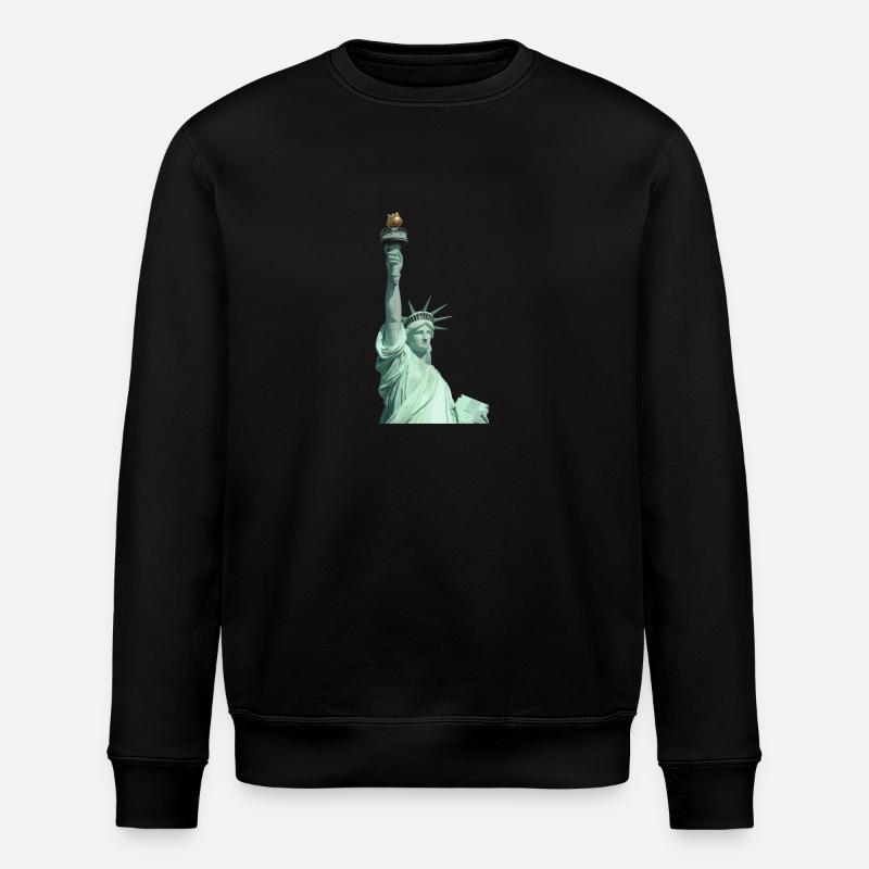 Statue de la Liberté Illustration - Sweat bio ROLLER Stanley/Stella Unisexe - noir