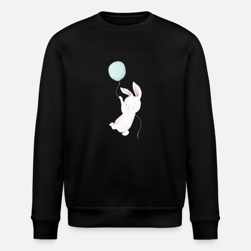 Hase - Stanley/Stella Unisex Bio-Sweatshirt ROLLER - Schwarz