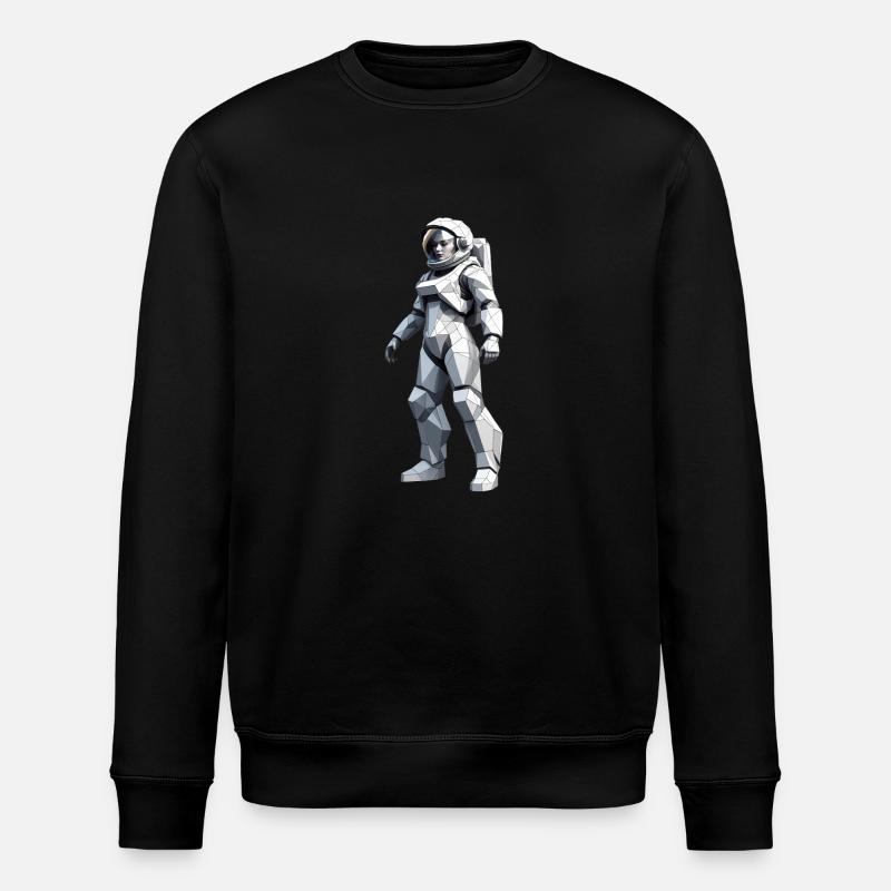 Astronaut - Profession Design Sticker - Stanley/Stella ROLLER Unisex Organic Sweatshirt - black