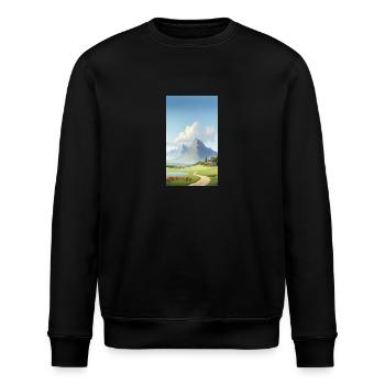 Paysage - Sweat bio ROLLER Stanley/Stella Unisexe - noir - Devant - Nik (191cm)