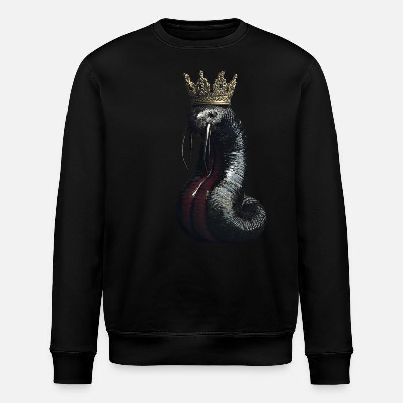 Wurm - Stanley/Stella Unisex Bio-Sweatshirt ROLLER - Schwarz