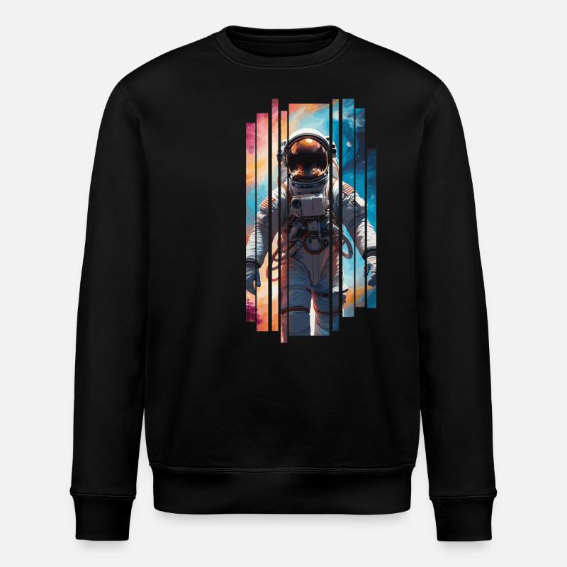 Space astronaut - Astronaute spatial - Sweat bio ROLLER Stanley/Stella Unisexe - noir