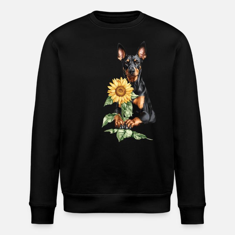 Dobermann - Stanley/Stella Unisex Bio-Sweatshirt ROLLER - Schwarz