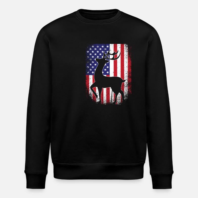 Chasse au chasseur - Sweat bio ROLLER Stanley/Stella Unisexe - noir