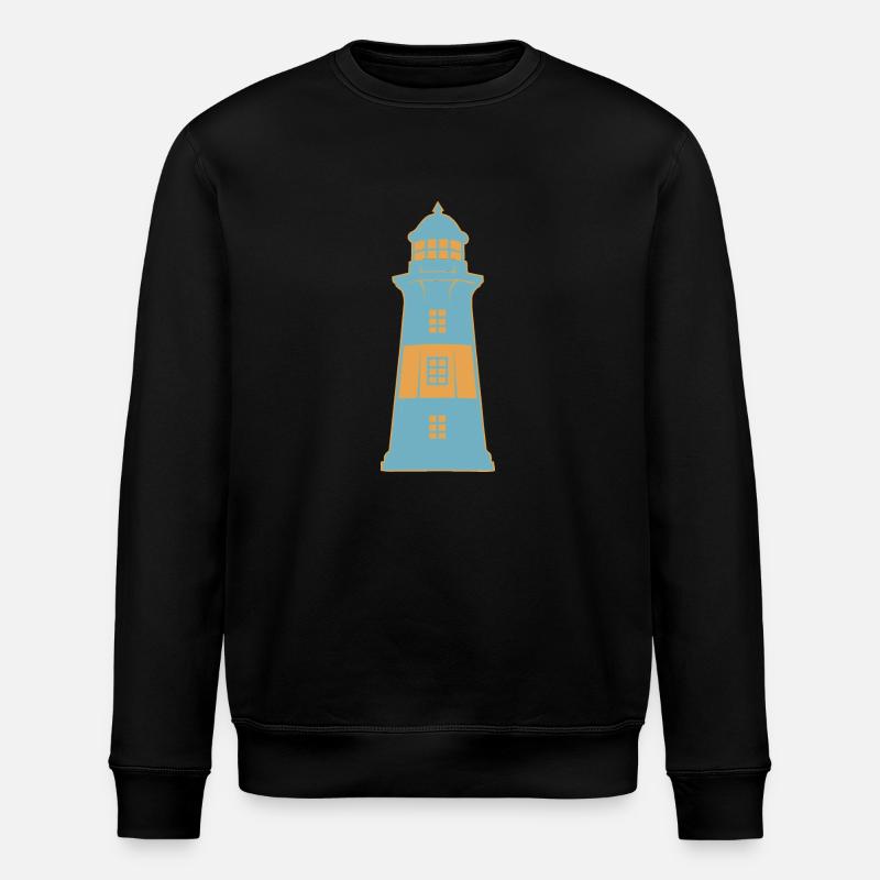 Leuchtturm maritim Küste - Stanley/Stella Unisex Bio-Sweatshirt ROLLER - Schwarz