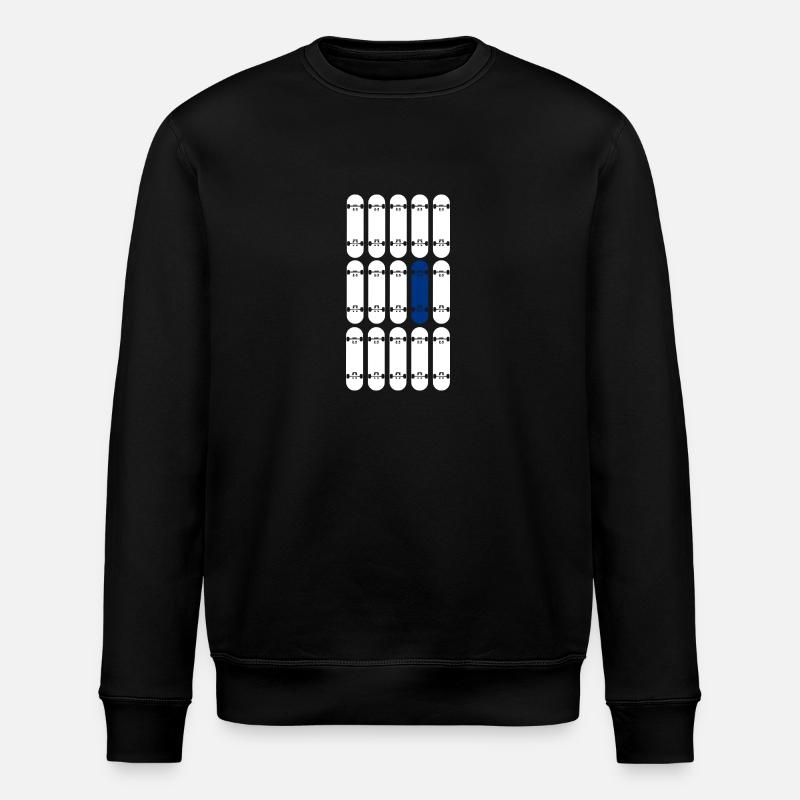 OneBoardBlue / White - Stanley/Stella ROLLER Unisex Organic Sweatshirt - black
