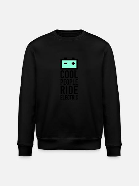 batery_2f - Stanley/Stella ROLLER Unisex Organic Sweatshirt - black